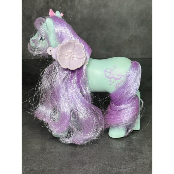 80’s Hasbro My Little Pony Daisy Dancer W/ Hair Clip - Violin And Music - Picture 4 of 8